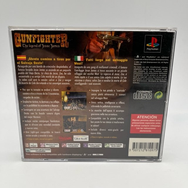 Gunfighter The Legend Of Jesse James Sony Playstation 1 Pal Ita (USATO)