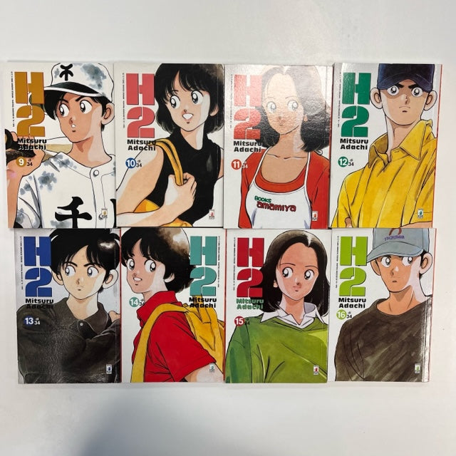 H2 Manga Mitsuru Adachi Star Comics Serie Completa 1-34