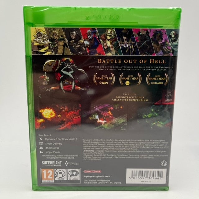 Hades Microsoft Xbox One Pal Uk (NUOVO)
