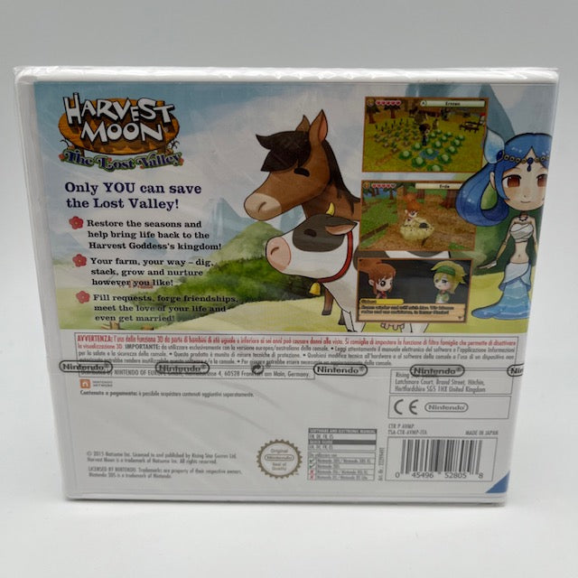 Harvest Moon The Lost Valley Nintendo 3DS Pal-Uk (NUOVO)