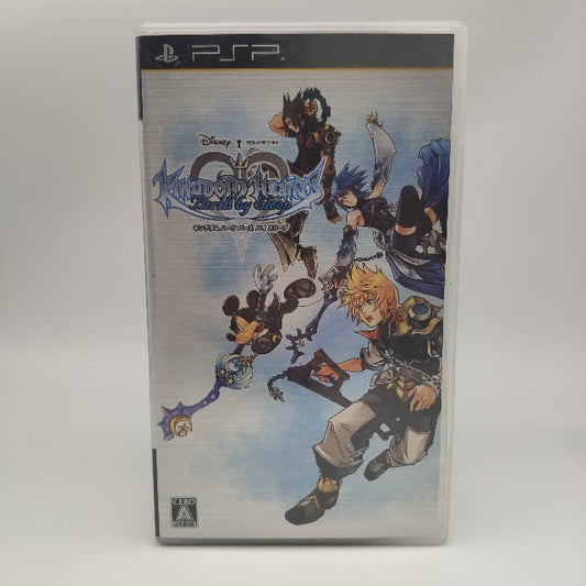 Kingdom Hearts Birth By Sleep Square Enix PSP Playstation Portable NTSC-JAP, copertina argentata, topolino e protagonisti in copertina