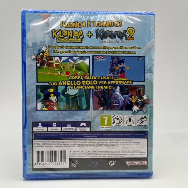 Klonoa Phantasy Reverie Series Sony Playstation 4 Pal Ita (NUOVO)