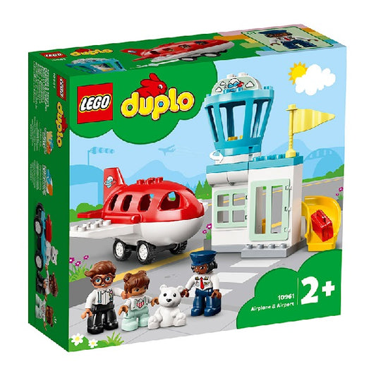 Confezione originale con loghi Duplo aereo aeroporto colori verde rosso bianco azzurro