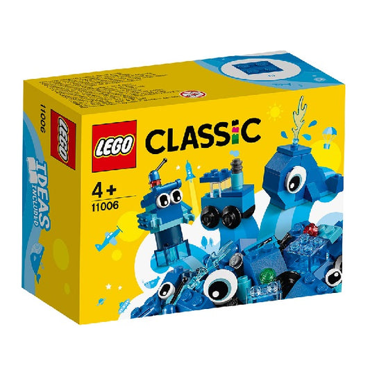 Confezione originale Lego con loghi classic mattoncini blu creativi colori rosso blu giallo