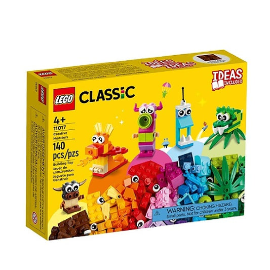 Confezione originale Lego con loghi classic mostri creativi colori rosso giallo verde blu