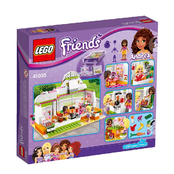 Confezione originale Lego con loghi friends bar dei frullati heartlake colori viola verde bianco rosa