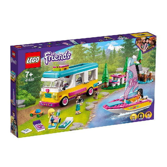Confezione originale Lego con loghi friends camper vari nella foresta colori viola bianco verde azzurro rosa giallo