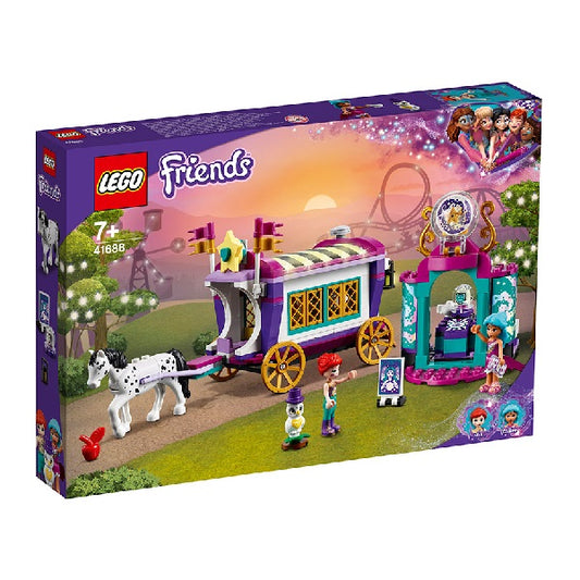 Confezione originale Lego con loghi friends carrozzone magico colori viola verde bianco azzurro