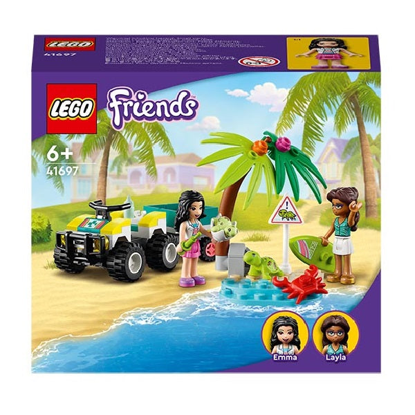 Confezione originale Lego con loghi friends veicolo protezione tartarughe colori viola verde bianco azzurro