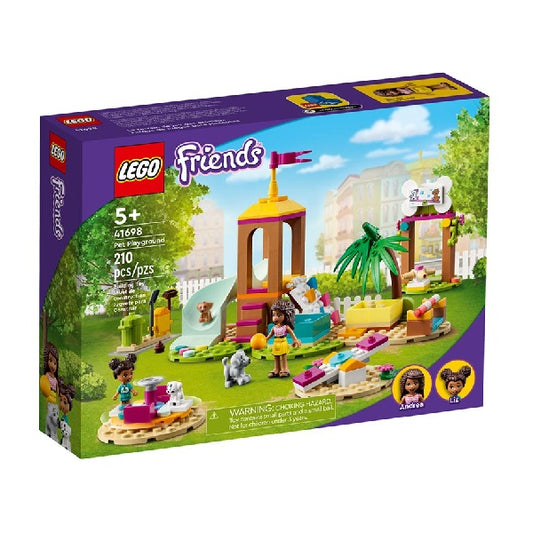 Confezione originale Lego con loghi friends parco giochi dei cuccioli colori viola verde marrone bianco