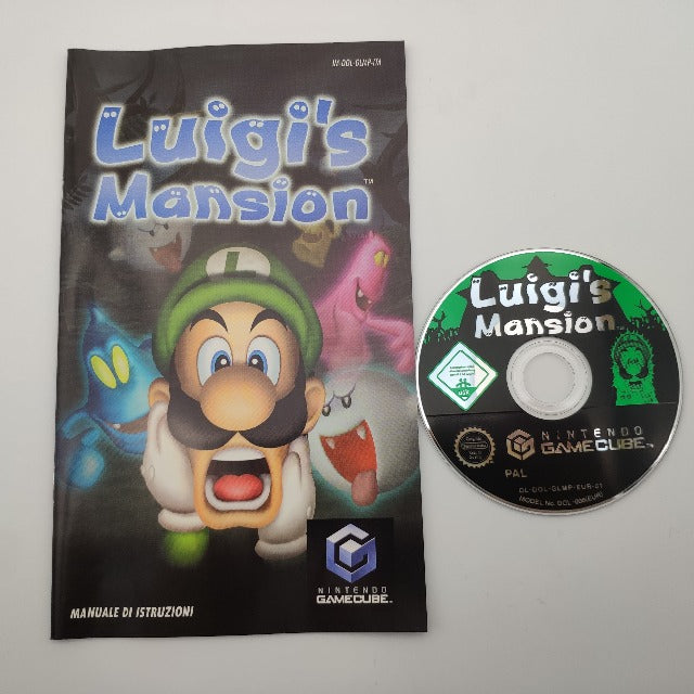 Luigi's Mansion Player's Choice PAL ITA Gamecube Triangolo Blu (USATO)