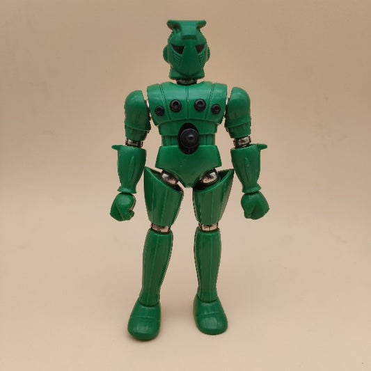 robot verde e nero, magnetico