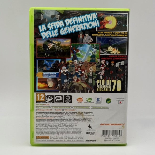 Naruto Shippuden Ultimate Ninja Storm Generations Microsoft Xbox 360 Pal Ita (USATO)
