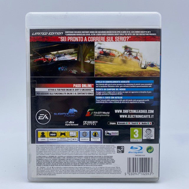 Need For Speed Shift 2 Unleashed Limited Edition Sony Playstation 3 Pal Ita (USATO)