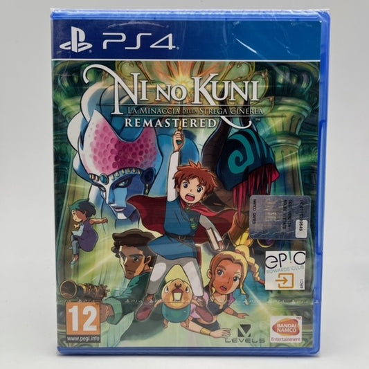 Ni No Kuni La Minaccia Della Strega Cinerea Remastered Sony Playstation 4 Pal Ita (NUOVO)