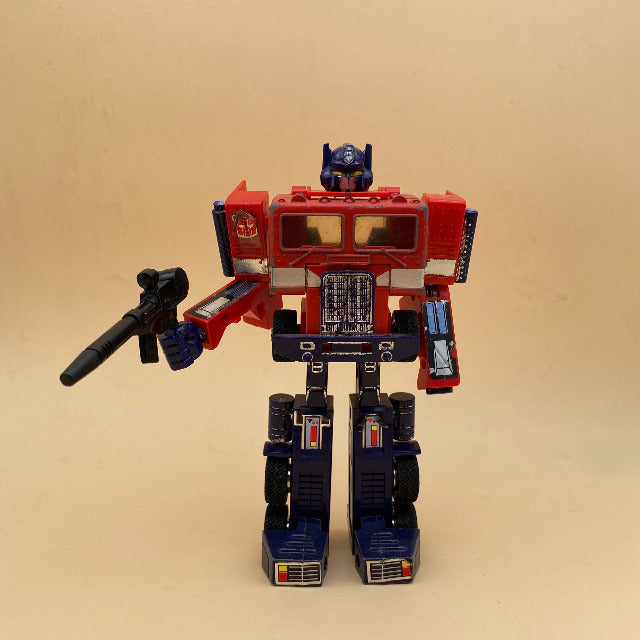 Transformers Autobot Optimus Prime - Commander - Hasbro 1980-82 Con Rimorchio