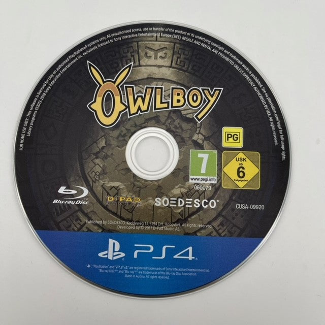 Owlboy Sony Playstation 4 Pal Multi (USATO)