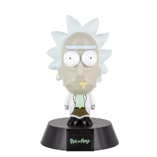 Mini lampada a forma di personaggio Rick dal cartone Rick & Morty.