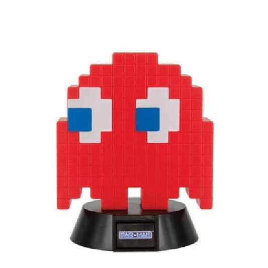 Mini lampada a forma di fantasma rosso tratto dal videogioco pac-man.