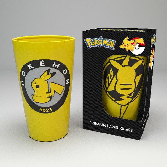 Pokemon - Bicchiere Grande Pikachu #025