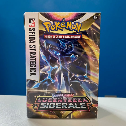 Box nuovo sigillato del kit prerelease espansione Pokemon Lucentezza Siderale, versione italiana (Sfida Strategica Spada e Scudo)