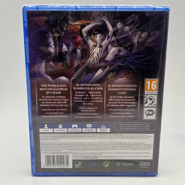 Shin Megami Tensei III Nocturne HD Remaster Playstation 4 Pal Multi (NUOVO)