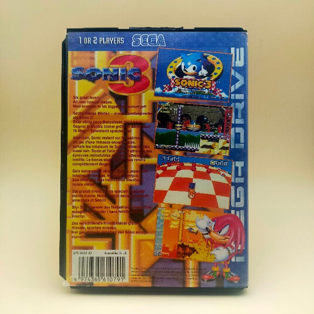 Sonic 3 Sega Mega Drive Pal (USATO)