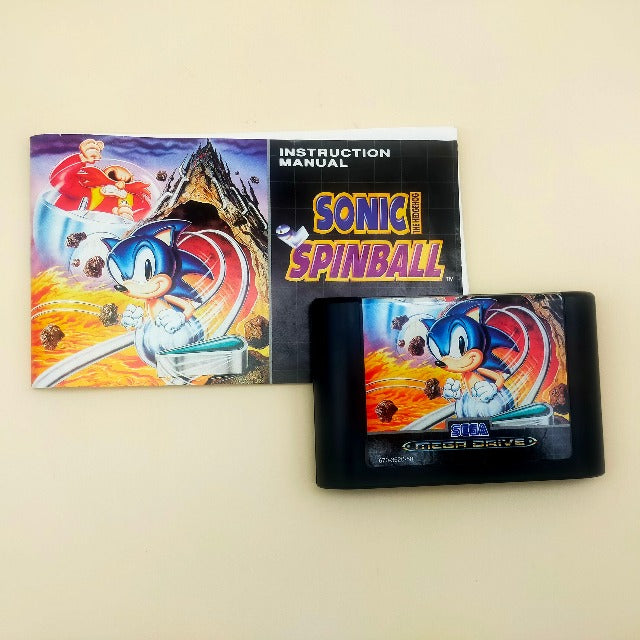 Sonic The Hedgehog Spinball Sega Mega Drive Megadrive PAL (USATO)