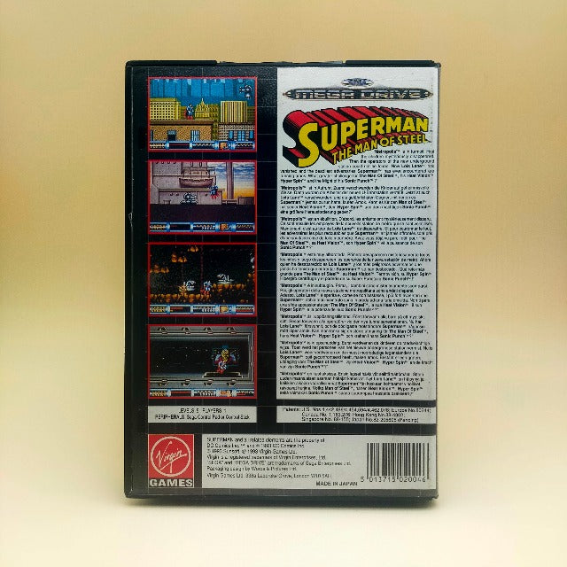 Superman The Man Of Steel Sega Mega Drive Virgin Games Pal (USATO)