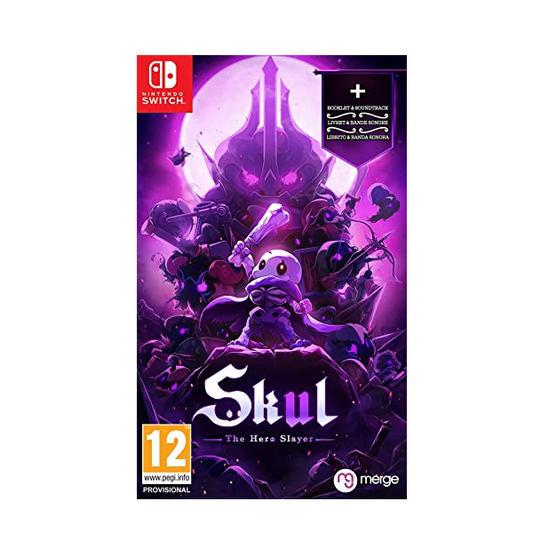 Videogioco nuovo Skul per Nintendo Switch, versione UK. Cover viola.