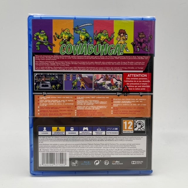 Teenage Mutant Ninja Turtles Shredder's Revenge Sony Playstation 4 Pal Multi (NUOVO)