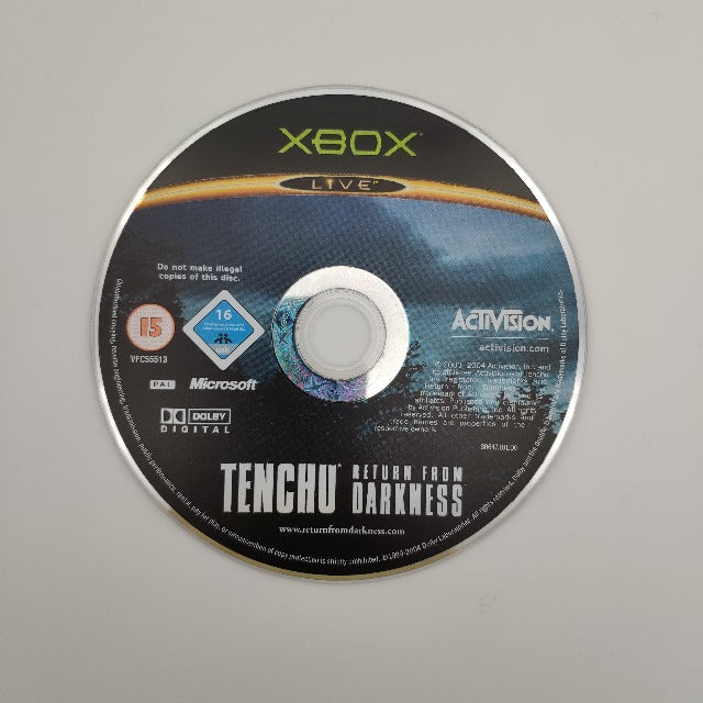 Tenchu Return From Darkness PAL UK Xbox (USATO)