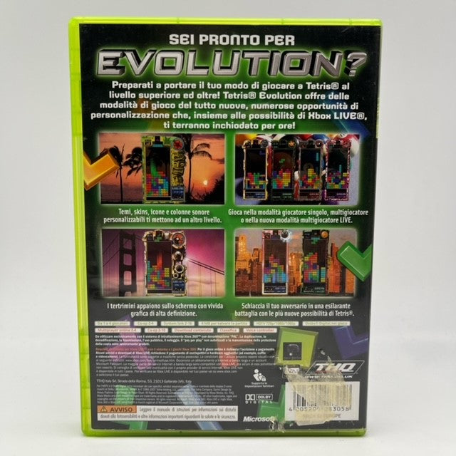 Tetris Evolution Microsoft Xbox 360 Pal Ita (USATO)