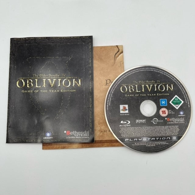 The Elder Scrolls IV Oblivion Game Of The Year Edition Sony Playstation 3 Pal Ita (USATO)