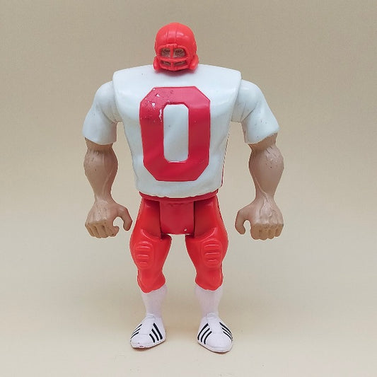 The Real Ghostbusters Tombstone Pietra Tombale Tackle Giocatore Di Football Haunted Humans Kenner 1988, bianco e rosso