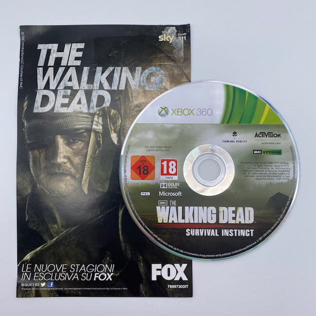 The Walking Dead Survival Instinct X360 Xbox 360 Activision Pal Ita (USATO)
