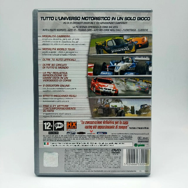 Toca Race Driver 3 Platinum PS2 Playstation 2 Codemasters Pal Ita (USATO)