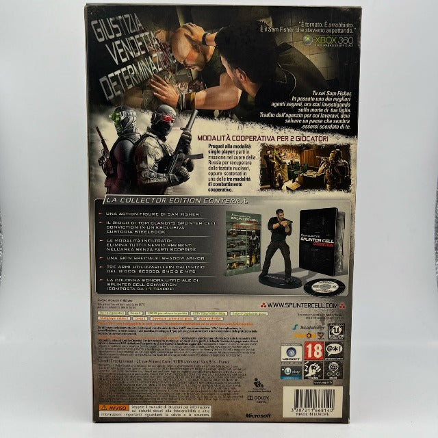 Tom Clancy's Splinter Cell Conviction Limited Collector's Edition + Bonus Preorder Xbox 360 PAL ITA (USATO)