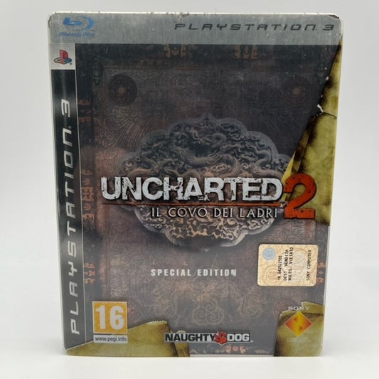 Uncharted 2 Il Covo Dei Ladri Special Edition Sony Playstation 3 Pal Ita (USATO)