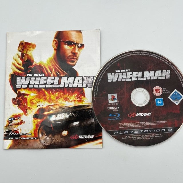 Vin Diesel Wheelman Sony Playstation 3 Pal Ita (USATO)