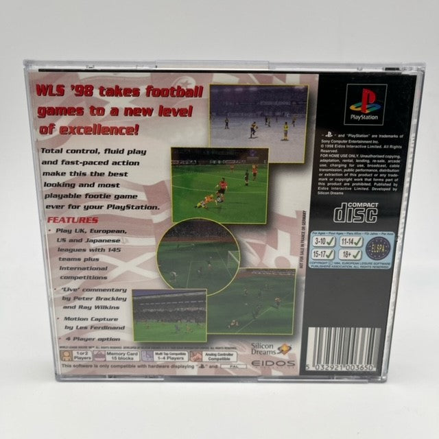 WLS World League Soccer '98 Sony Playstation 1 Pal Uk (USATO)