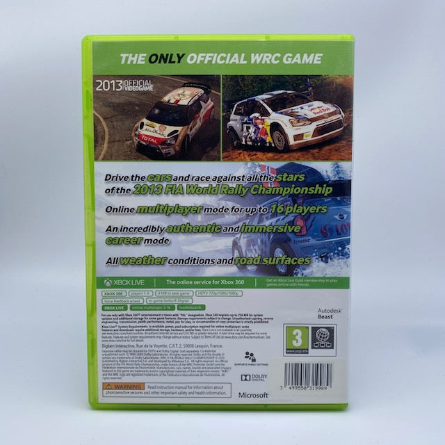 WRC 4 Fia World Rally Championship X360 Xbox 360 Pal Uk (USATO)