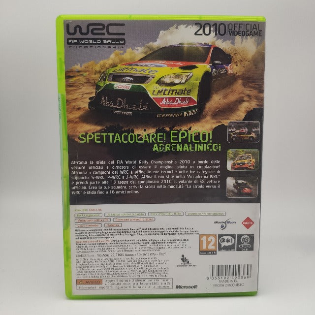WRC Fia World Rally Championship X360 Xbox 360 Black Bean Pal Ita (USATO)