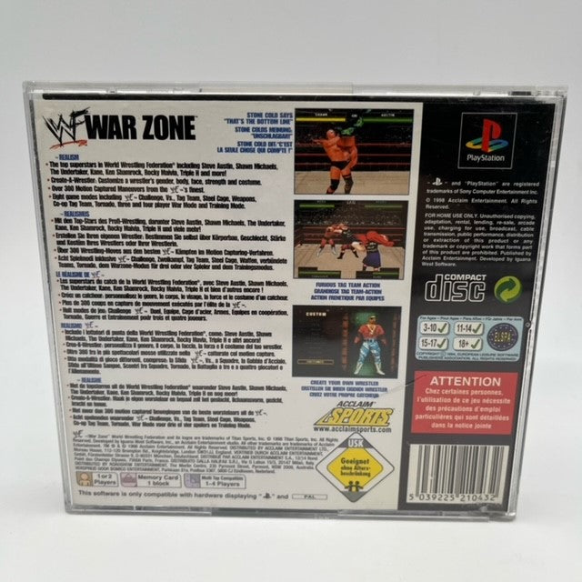 WWF War Zone Sony Playstation 1 Pal Multi (USATO)