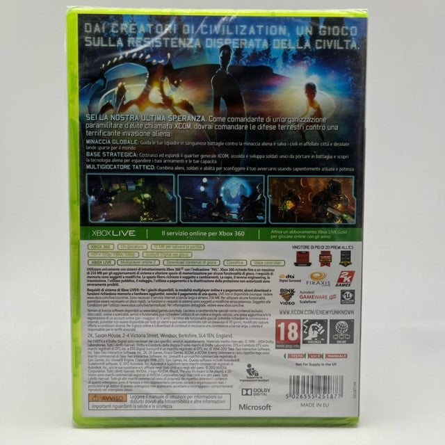 Xcom Enemy Unknown Microsoft Xbox 360 Pal Ita (NUOVO)